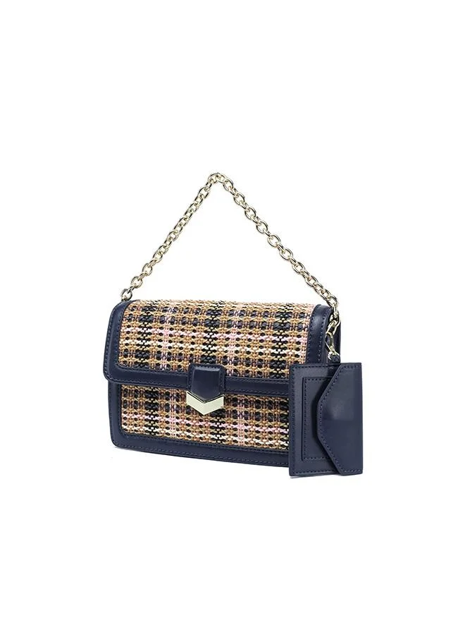 فايور Tweed Flap Crossbody Bag BD 189